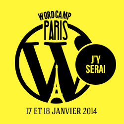 Je serai au WordCamp Paris 2014 !